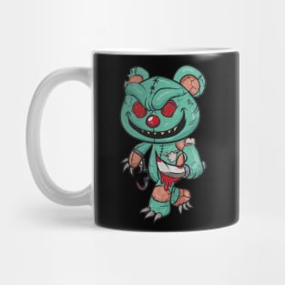 Evil Teddy Bear Halloween Mug